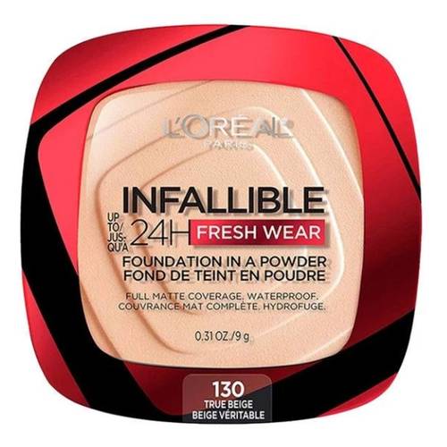 L’Oréal Infallible 24H Fresh Wear Foundation Powder 130 True Beige