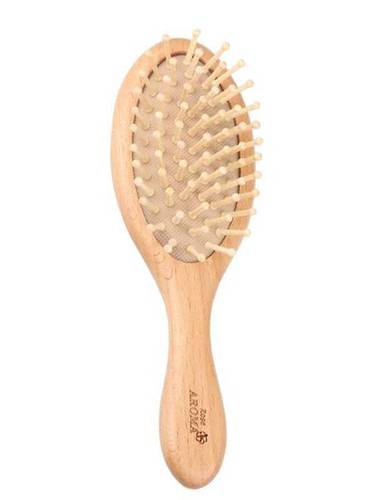 Rose Aroma Mini Wooden Hair Brush
