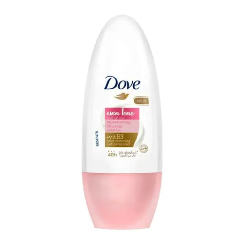 Dove antiperspirant, even skin tone, 48-hour protection, roll-on, 50 ml