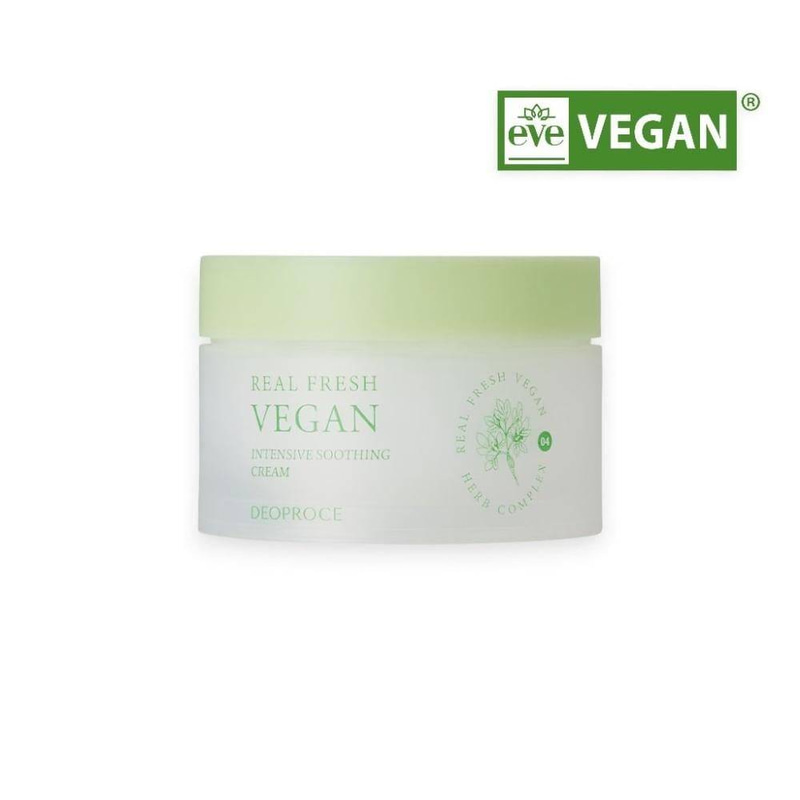 Real Fresh Vegan Intensive Soothing Cream Deoproce 100g