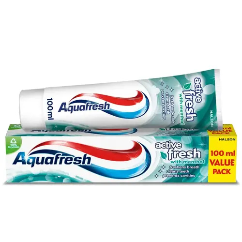 Aquafresh Active Fresh Mint Toothpaste 100ml