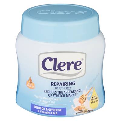 Clere Vanilla & Honey Body Cream 500ml