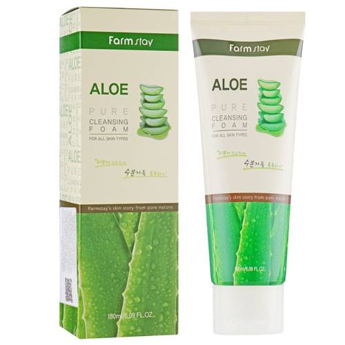 Farm Stay Aloe Vera Cleansing Foam 180 ml