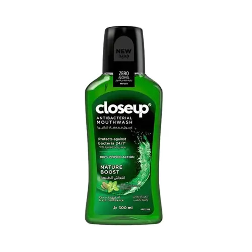 Closeup Nature Fresh Antibacterial Mouthwash 300ml