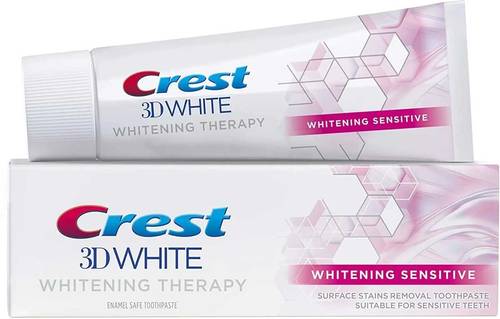 Crest 3D White Sensitive Teeth Whitening Toothpaste 75ml