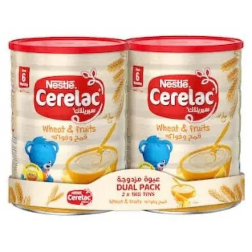Cerelac Wheat & Fruits Infant Cereal 1kg x2