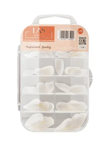 Las Beauty False Nails Set 100pcs No. 3-10