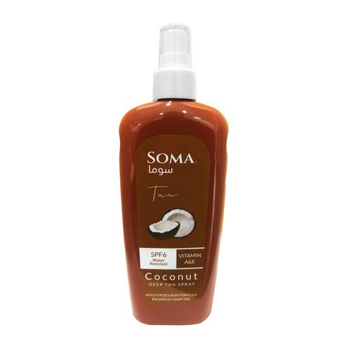 Soma Tanning Spray 250ml with Natural Coconut Oil
