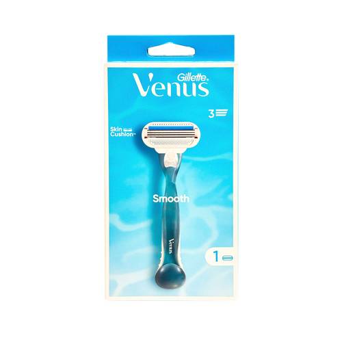 Gillette Venus Women's Razor with 3 Smooth Blade Layers - 1 Razor