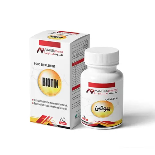 Nefees Pharma Biotin 500 mcg 60 Tablets
