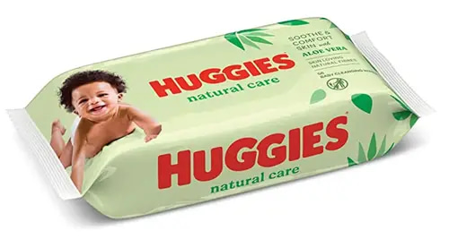 Huggies Natural Skin Baby Wipes 56 Wipes