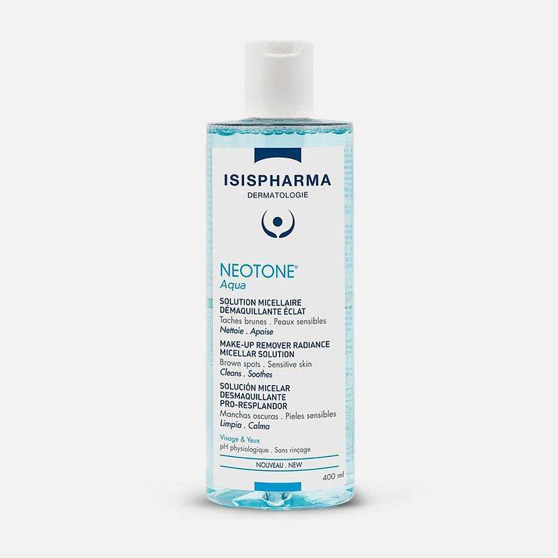 Isispharma neotone Aqua Micellar Solution, Makeup remover for sensitive and pigmented skin, 400ml