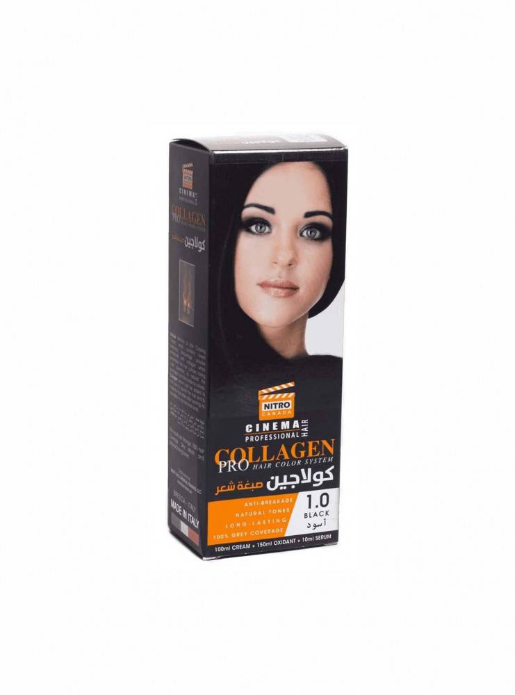 Nitro Canada Cinema Collagen Hair Dye No. 1.0 Black