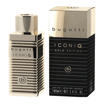 Bugatti Iconic Gold Eau de Toilette for Men – 100ml