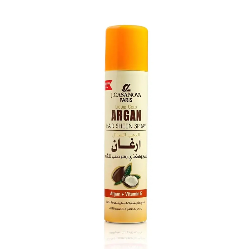 بخاخ زيت شعر الارغان الذهب السائل من جي كازانوفا - 200مل