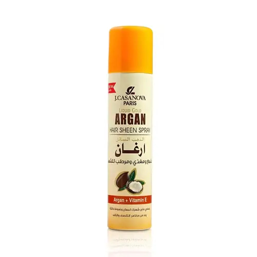 j.Casanova Liquid Gold Argan Hair Spray 200ml