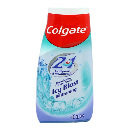 Colgate Icy Blast 2-in-1 Toothpaste & Mouthwash 100ml