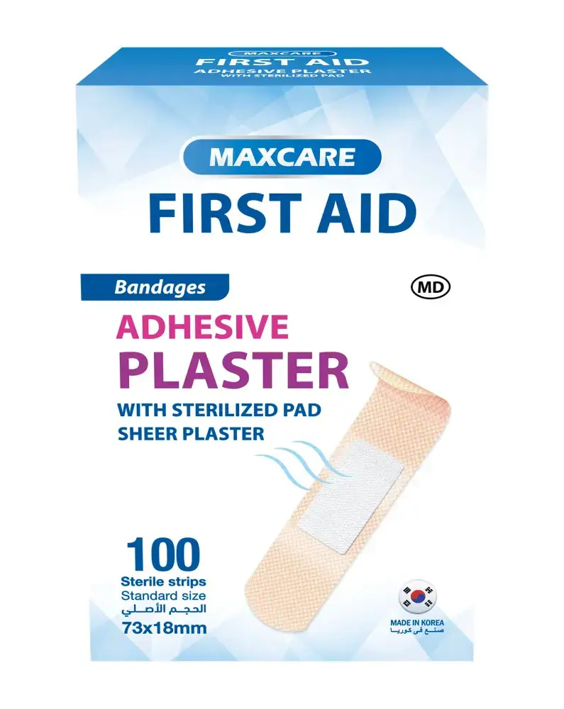 Max Care Assorted Adhesive Bandages 100 Pieces