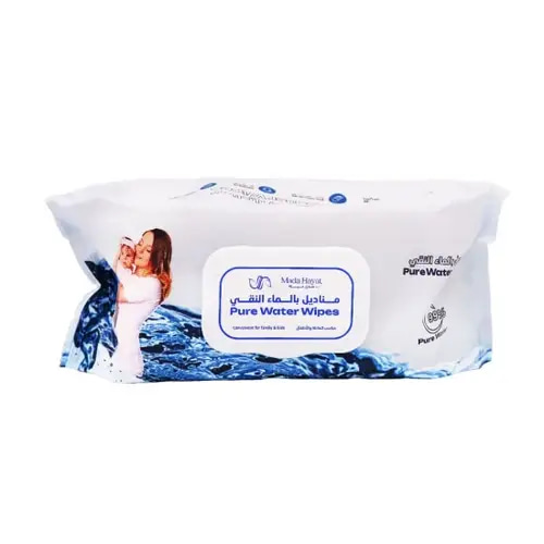 Lifespan of 99% pure water wipes - 100 wipes
