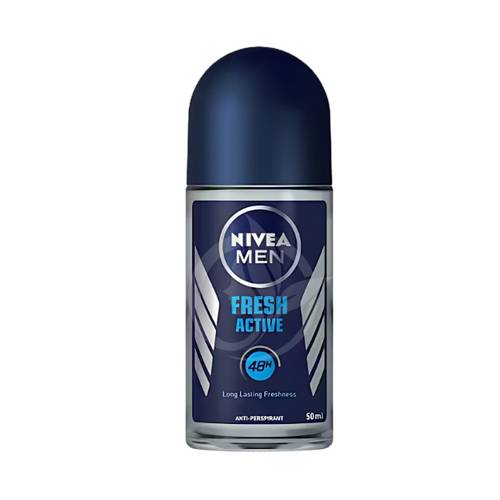 Nivea Men Fresh Active Deodorant Roll-on, Refreshing Fragrance, 50ml