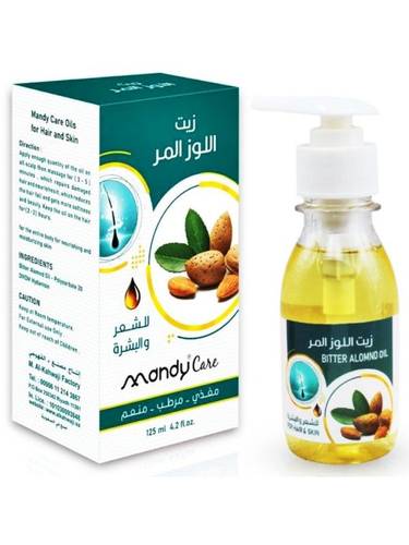 Mandy Care - Bitter Almond Oil for Hair and Skin, 125 ml
