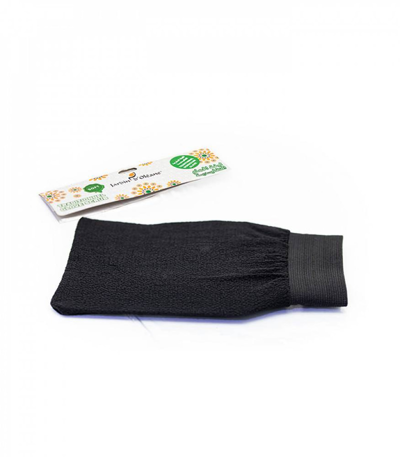 Traditional Moroccan Loofah Soft from Jardin of Oleane Black