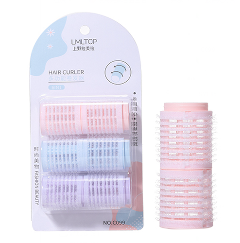 3pcs Adhesive Hair Roller Roller