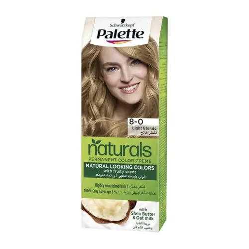 Palette Permanent Natural Colour 8-0 Light Blonde 50ml