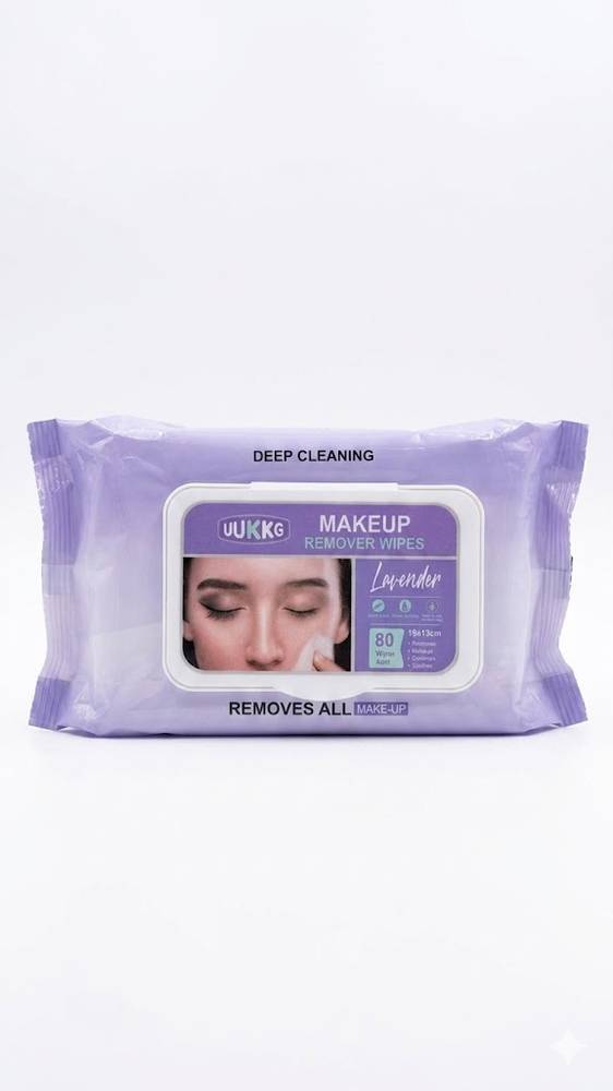 Lavender Makeup Remover Wet Wipes
