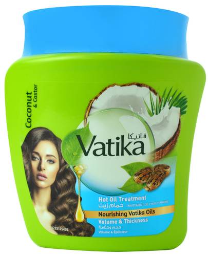 Vatika Oil Bath Volume and Thickness 500 g Coconut, Castor and Henna