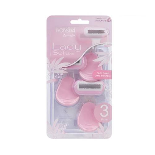 Lady Soft Mini Women Razors 6 Blades Pink 3 Pack