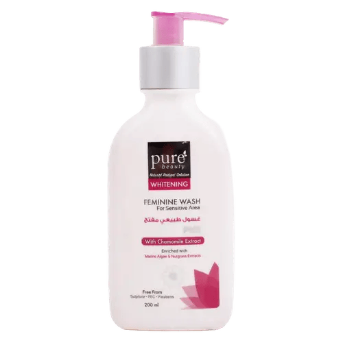 Pure Beauty Natural Whitening Wash for Sensitive Areas 200ml