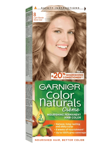Garnier Color Naturals Light Blonde Hair Dye No. 8