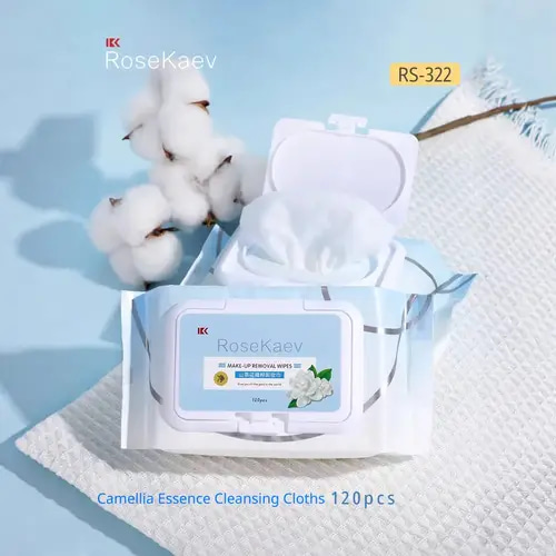 RS323 Makeup Remover Wet Wipes 120 pcs
