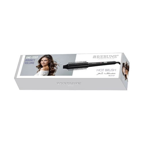 ريبون فرشاة شعر حرارية - 45 واط - اسود - RE-2167