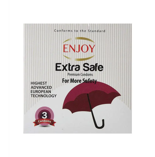 Enjoy Extra Safe Condoms 3 Pack
