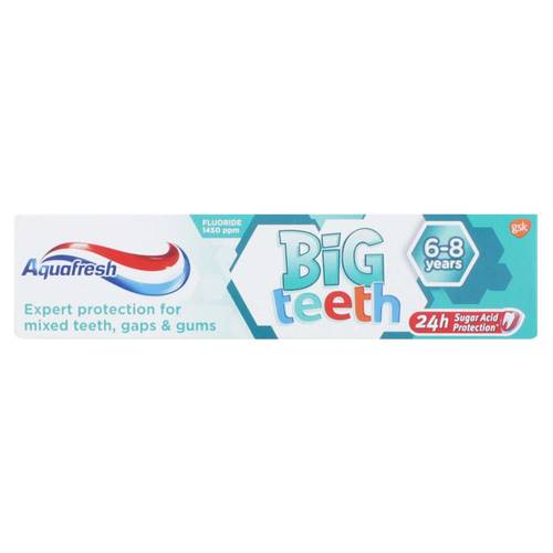 Aquafresh Big Tooth Toothpaste 6-8 Years 50ml