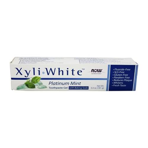 NOW Xyli White Platinum Mint Toothpaste 181g