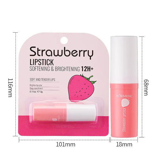 Strawberry Lip Balm for Softening & Brightening 3g