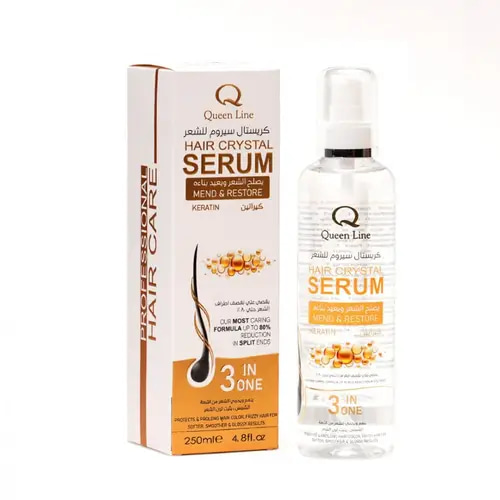 Queen Line Crystal Keratin Hair Serum 3x1250ml