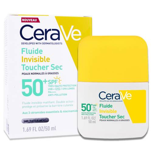 سيرافي واقي شمس سائل غير مرئي بلمسة جافة SPF 50 - 50مل