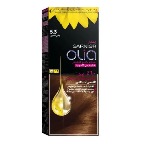 Garnier Olia Ammonia Free Hair Color 5.3 Golden Brown 112ml