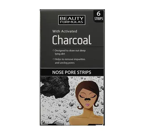 Beauty Formulas Charcoal Nose Pore Strips 6pcs
