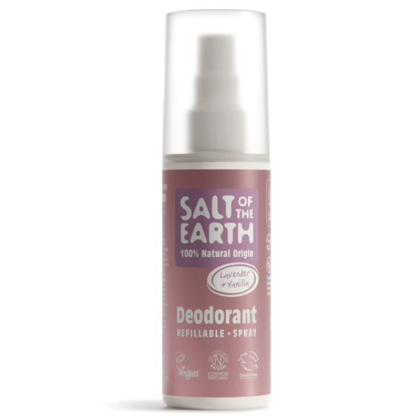 Salt of the Earth Pure Aura Lavender & Vanilla Deodorant Spray 100ml