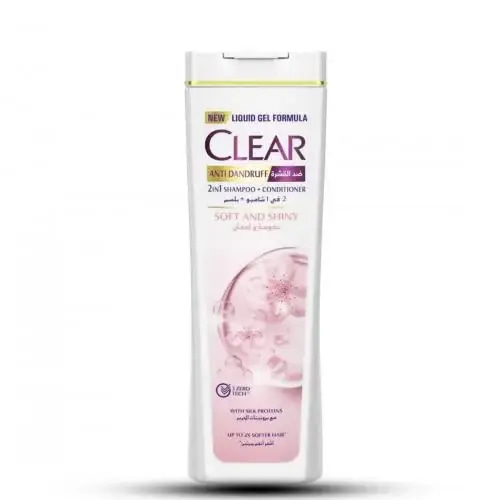 Clear Anti-Dandruff Shampoo for Soft & Shiny Hair 2*1 - 200ml