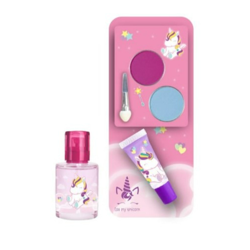 My Unicorn Kids Toiletry Set + Lip Gloss + Eyeshadow, 30ml
