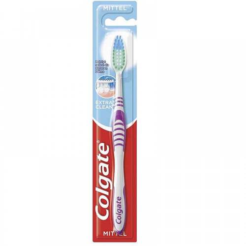 Colgate Extra Clean Medium Toothbrush Multicolour