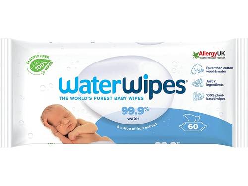 Water Wipes Baby Wipes 60 Wipes