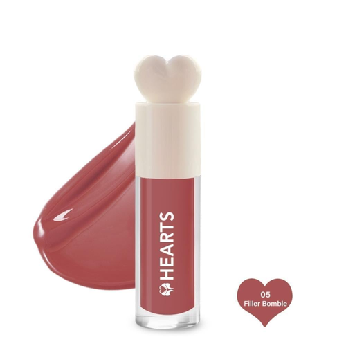 Hearts Lip Filler Gloss Plumper Bubbly 05