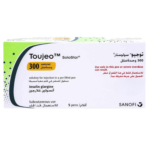 توجيو سولوستار 300 وحدة/ مل 5 قلم (ثلاجة)